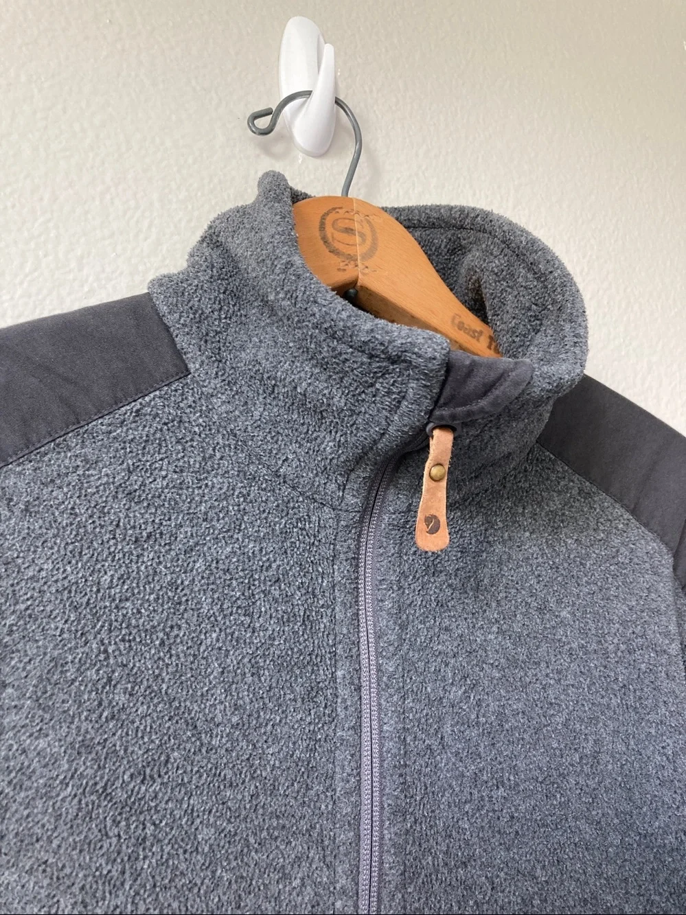 Fjallraven Sten fleece full zip jacket hiking camping 81756 sz S